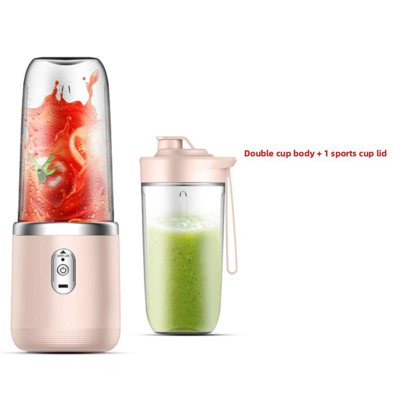 Usb Rechargeable Juicing Bottle With Blade Heads For Travel And Fitness Enthusiasts