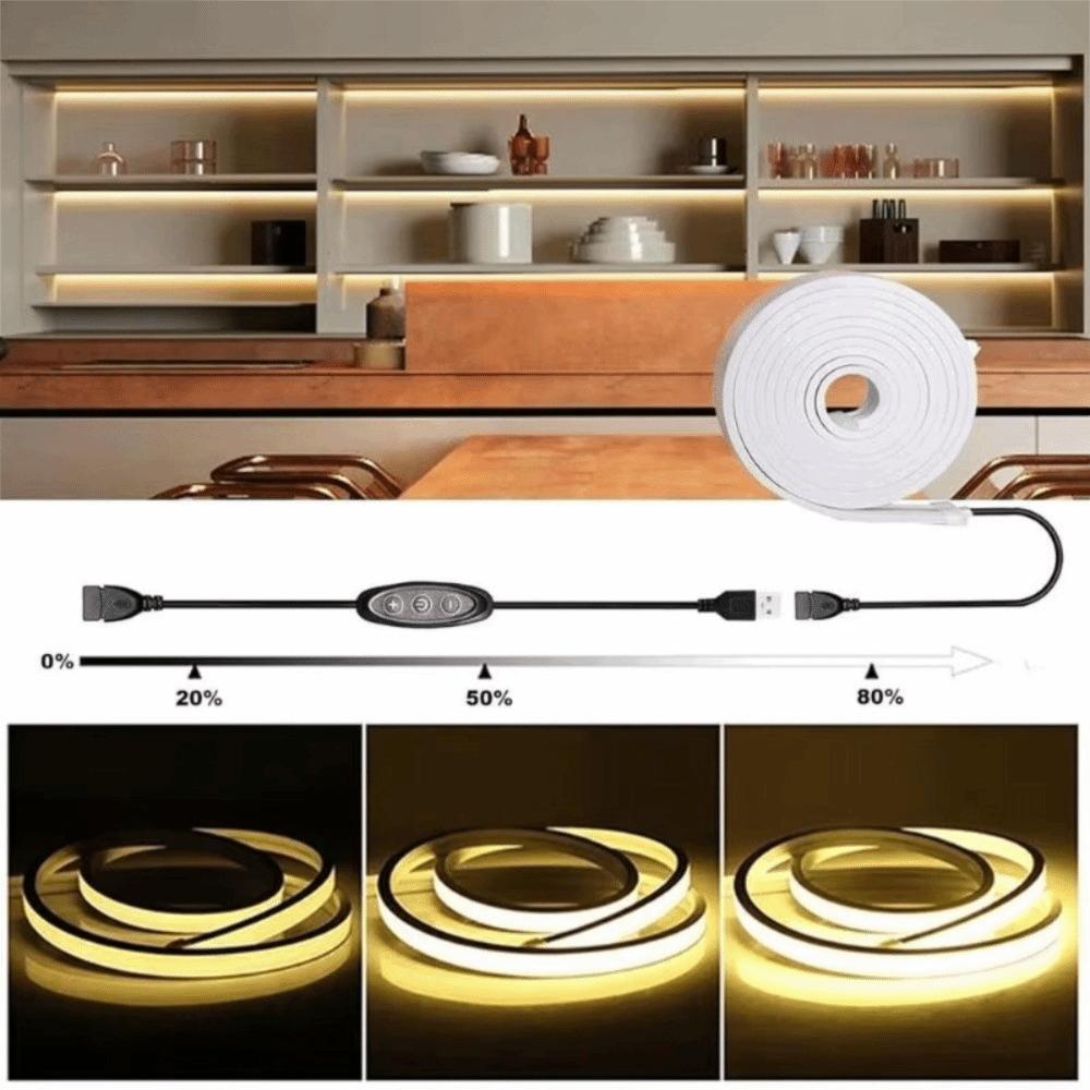 5V 2A USB Dimmer Switches 8-Level Dimming Power Cable Durable LED Light Dimming