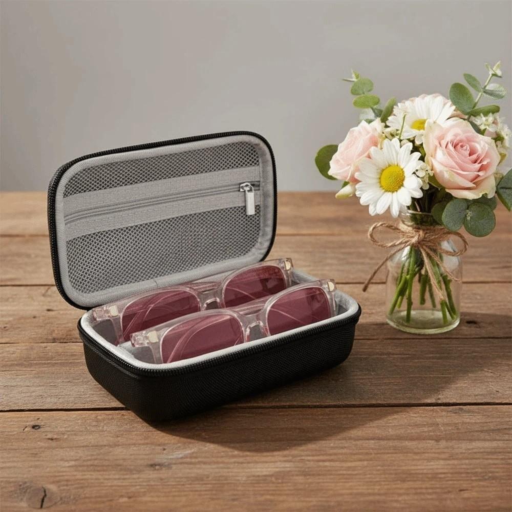 Oxford Cloth 2/4 Slots Glasses Organizer Portable Sunglasses Protective Case Daily