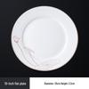 Hotel Restaurant Ceramic Tableware Set: Plates, Bowls, Cutlery, Chopsticks for Private Rooms - 7 or 8 Pieces