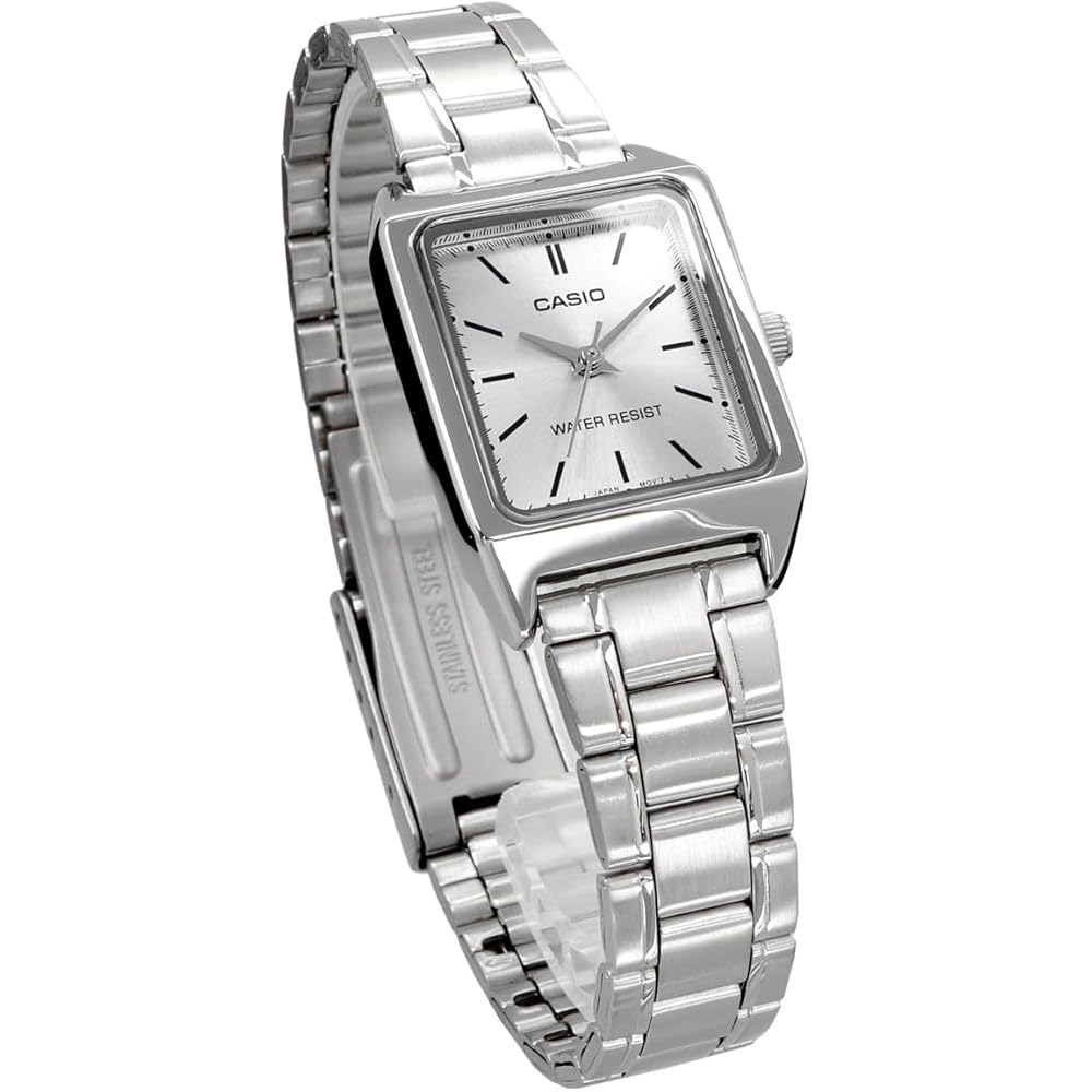 Casio Standard Quartz Women's Wristwatch LTP-V007D-7E Silver Metal Band Imported Model