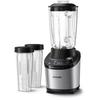Philips | Hochgeschwindigkeits-Standmixer | HR3760/10 Serie 7000 | Tischgerät | 1500W | Behältermaterial Glas | Behältervolumen 2 L | Eiszerkleinerung | Metall/Schwarz