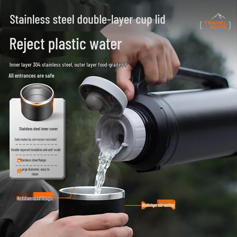 SUPOR 304 Stainless Steel Large Capacity Vacuum Thermos