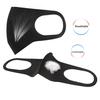 Nano-polyurethane Black Mouth Mask Anti Dust Mask Activated Carbon Windproof Mouth-muffle Bacteria Proof Flu Face Masks