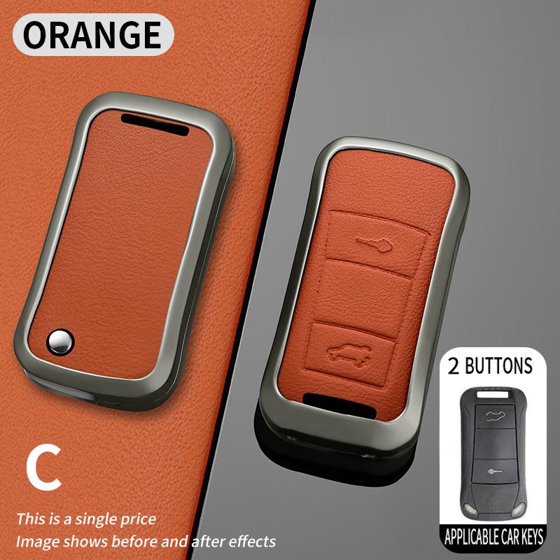 Kompatibilní sada krytů klíčů pro Porsche Cayenne 2006-2009 Sklápěcí dálkový ovladač