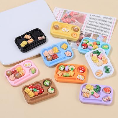 1 Set Maison de Poupée Miniature Bricolage Petit Déjeuner Carottes Plus de Styles Nourriture Jeu Modèle Maison de Jeu Nourriture Décoration Maison de Poupée