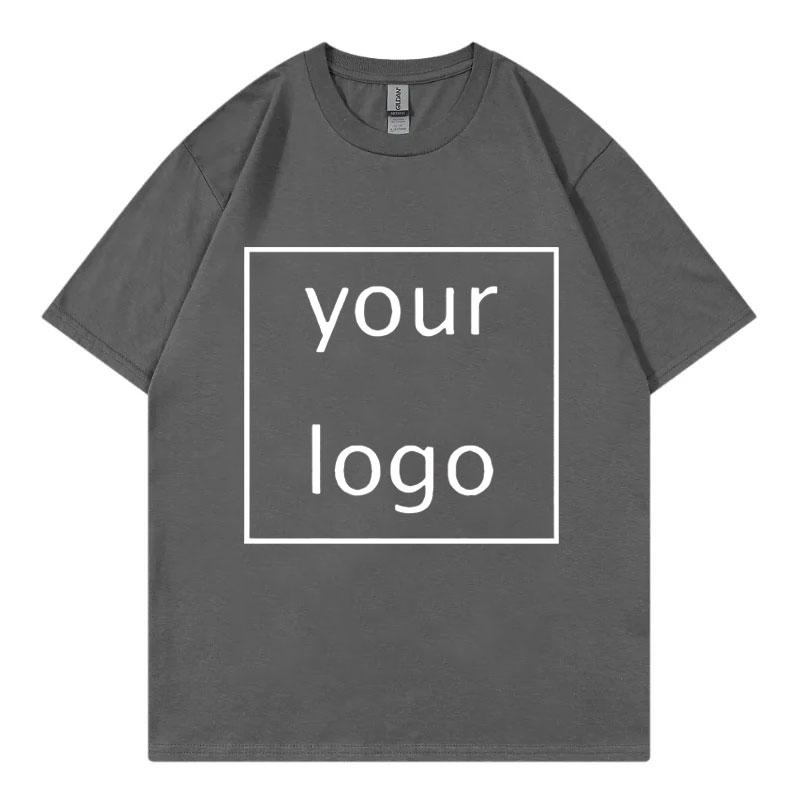 Ihr personalisiertes Customization Grafikdruck T-Shirt Herren Damen Hohe Qualität Baumwolle T-Shirt Mode Lässig Kurzarm T-Shirts
