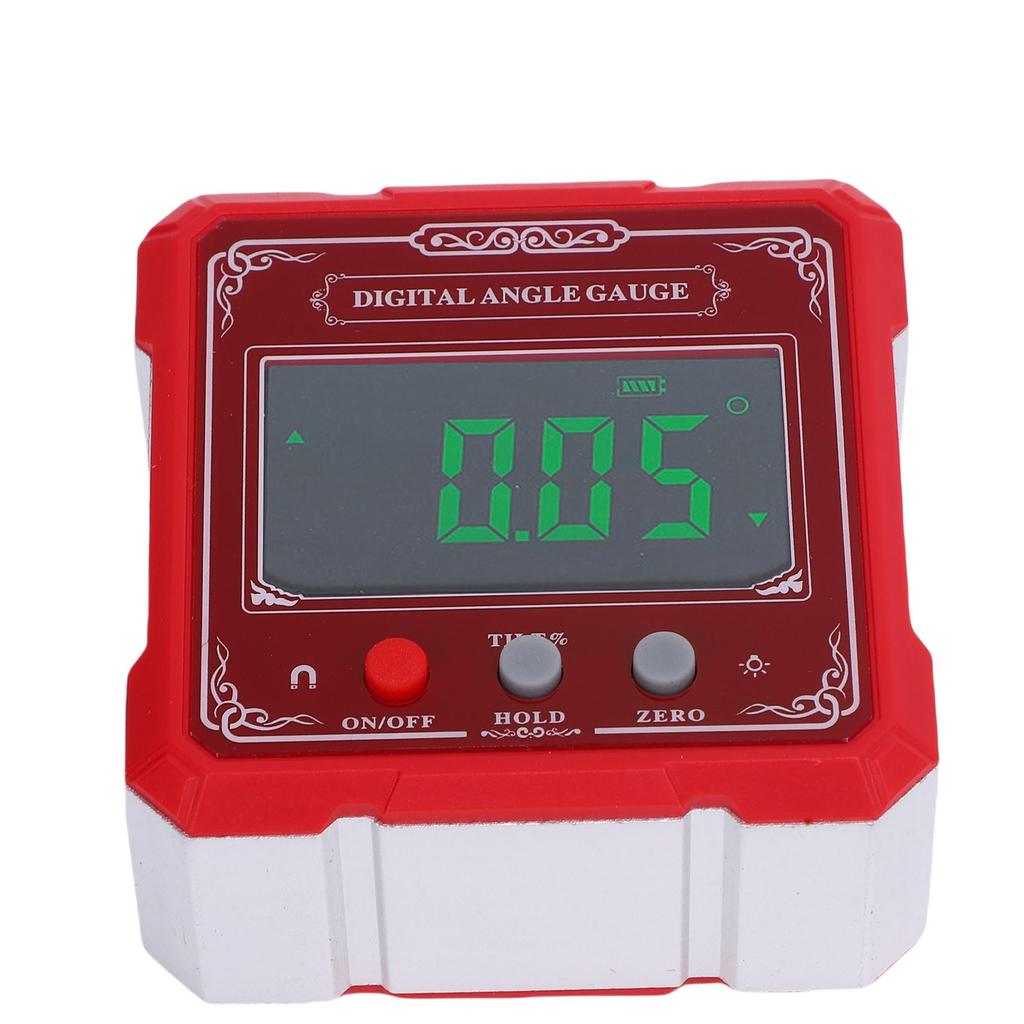 Digital Inclinometer Magnetic Cube with Backlight Level 4 Side Strong Magnetic Angle Finder Woodworking Measuring Tool