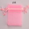 Wholesale 16 color 100pcs/lot 9*12cm organza Christmas wedding gift bags candy bag jewelry packing drawable organza bags&pouch