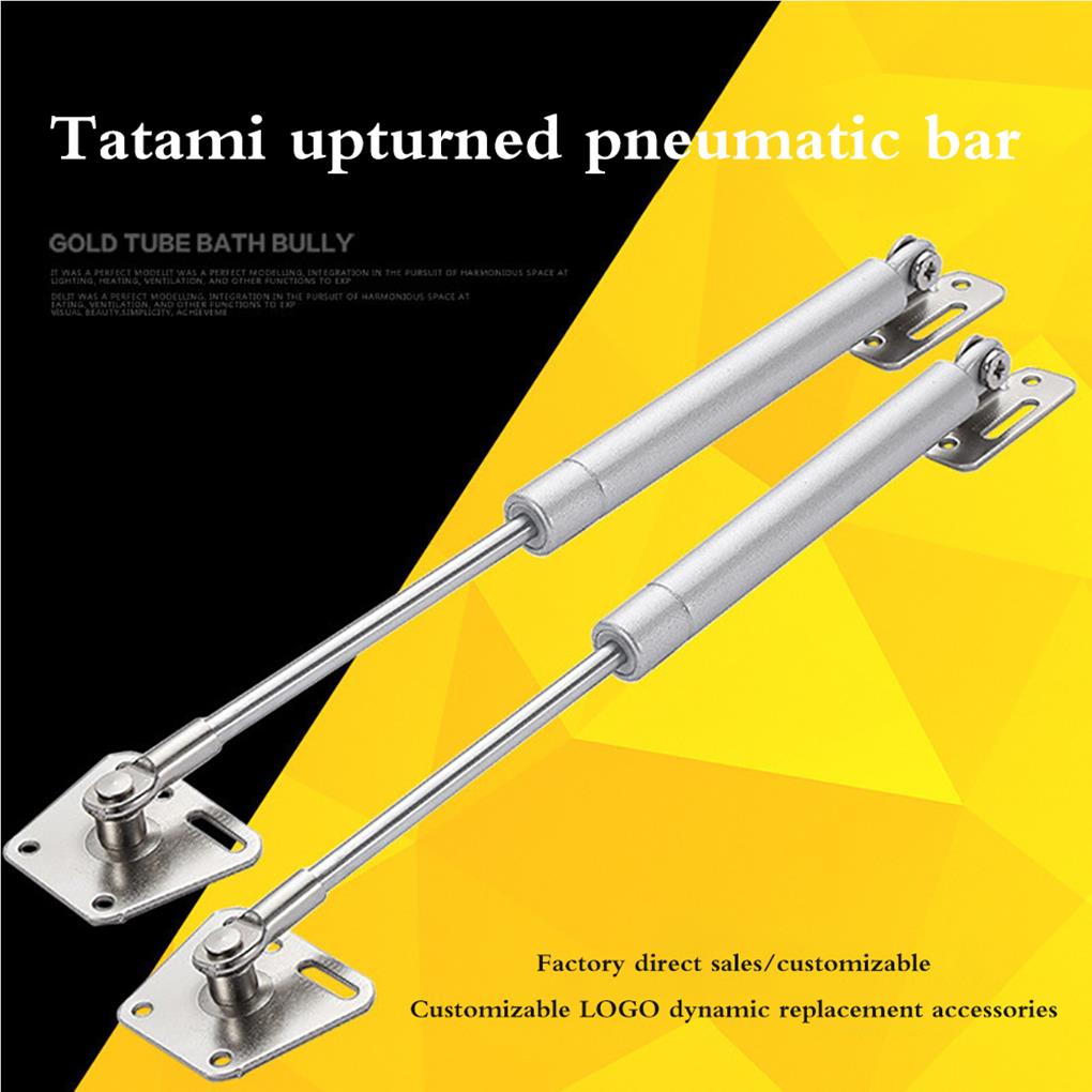 2 Pieces Aluminum Force Cabinet Door Lift Support Anti-slide Strut Hydraulic Spring Hinge Good Sealing Kitchen Hardware