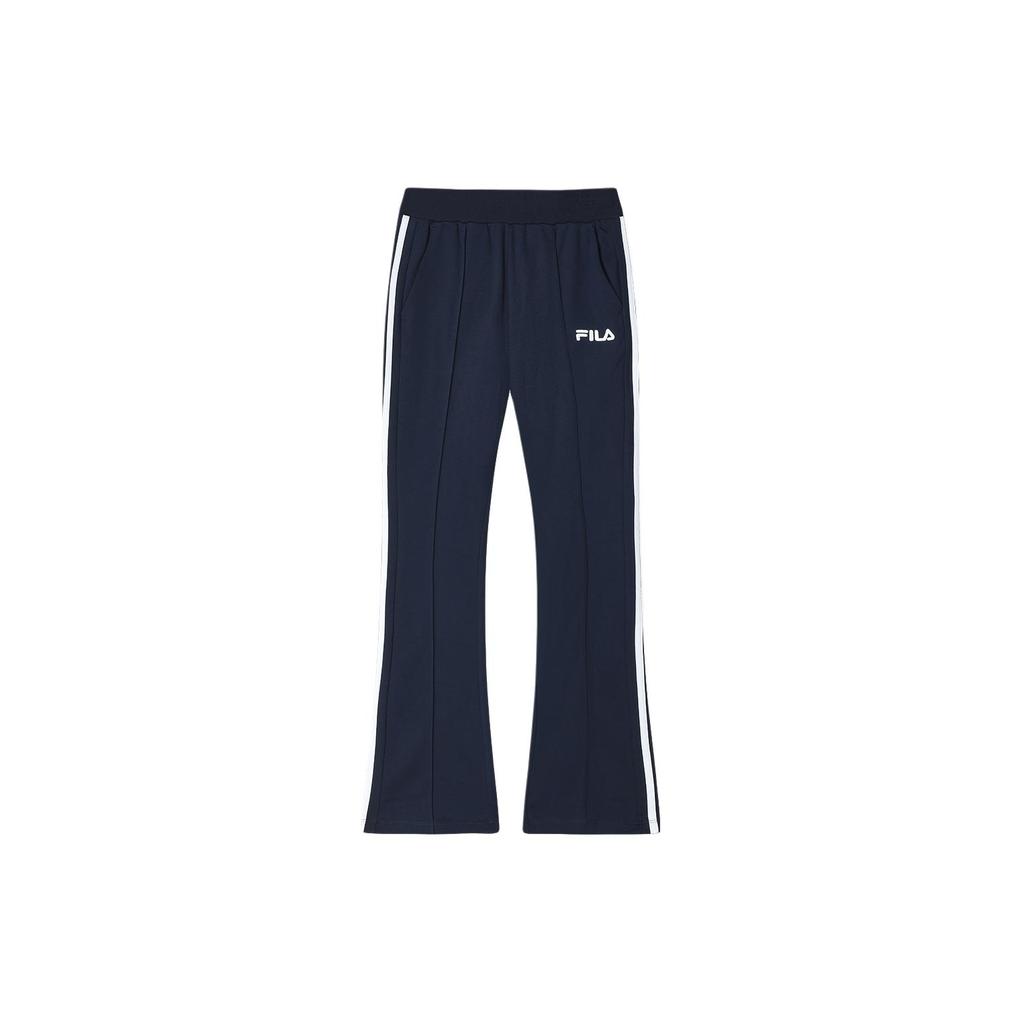 New FILA Knitted Sweatpants Women's Dark Ship Blue F11W419604F-NV