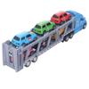 Transport Truck Toy 1/48 Scale Simulation Pull Back Collectible Cars Carrier Truck Set for Boys