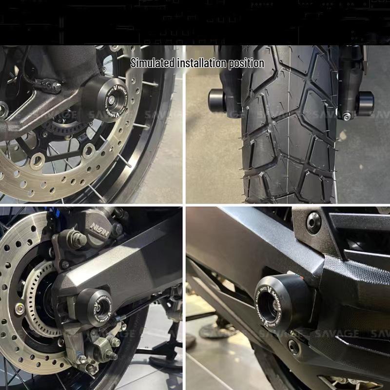 Honda X-ADV750/Forza 750 Front & Rear Axle Anti-Fall Bumper Accessories