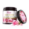 Volamena Rose Body Butter For Dry Skin With British Rose, Almond Oil & Vitamin E | Vegan | For Women & Men 100 Ml