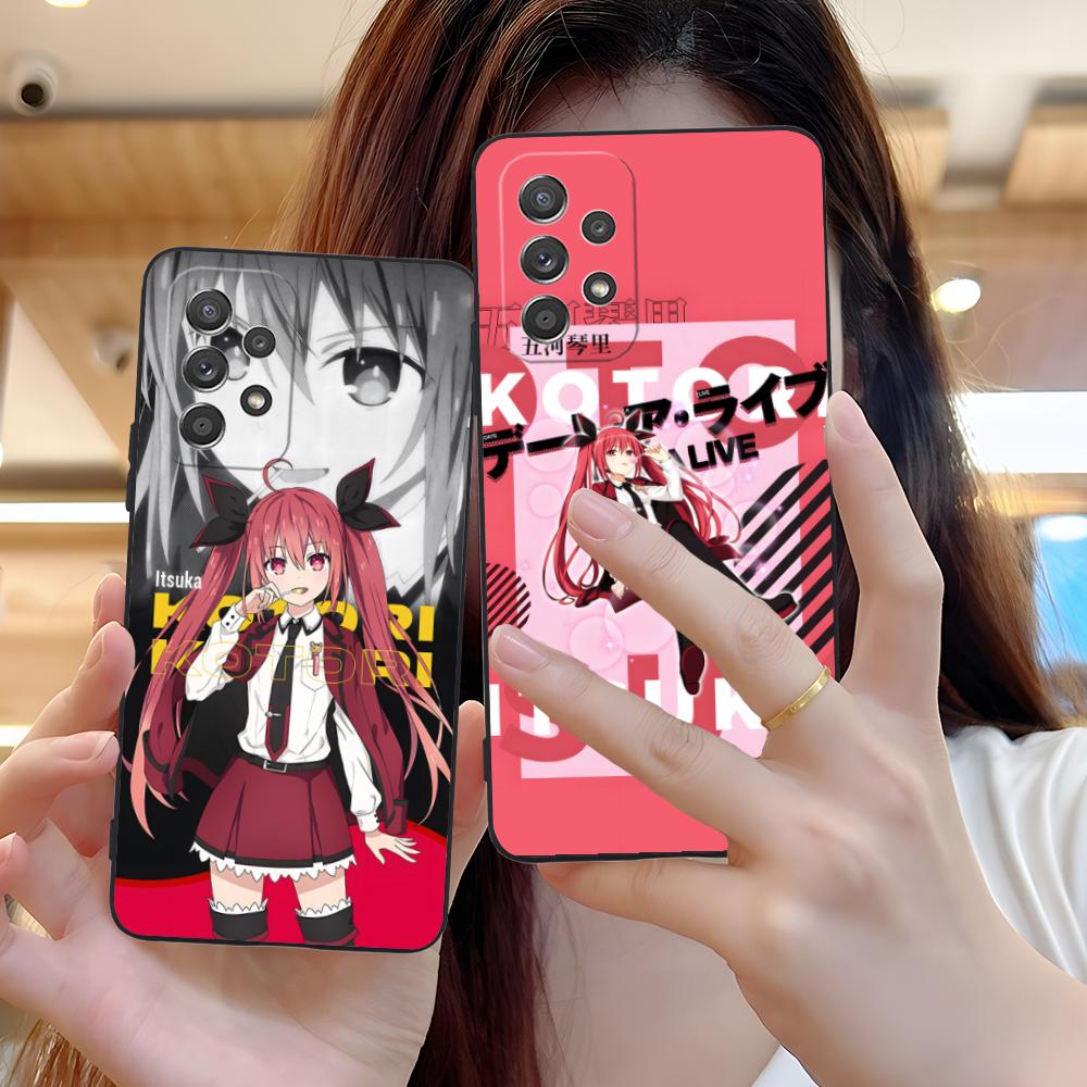 Date a Live Kotori Itsuka Matte TPU Mobile Phone Case for Samsung Galaxy M55 54 42 35 34 33 32 23 22 15 14 13 12 F55 5G Cover