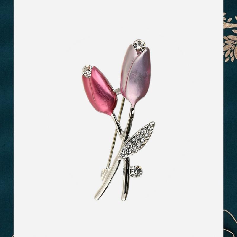 

Брошь-тюльпан, Роскошная брошь, Элегантная брошь, Нишевый дизайн, Одежда, Ощущение высокого класса