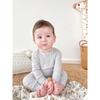 26Ss Infant and Toddler Fine Ribbed Seamless Soft Romper Unisex Baby Solid Color Modal Long-Sleeve Jumpsuit