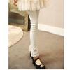 Children Girls Princess Legging Spring Autumn Trim Lace Pleated Rhinestones Leggings Cotton Leggings Pants for Girls