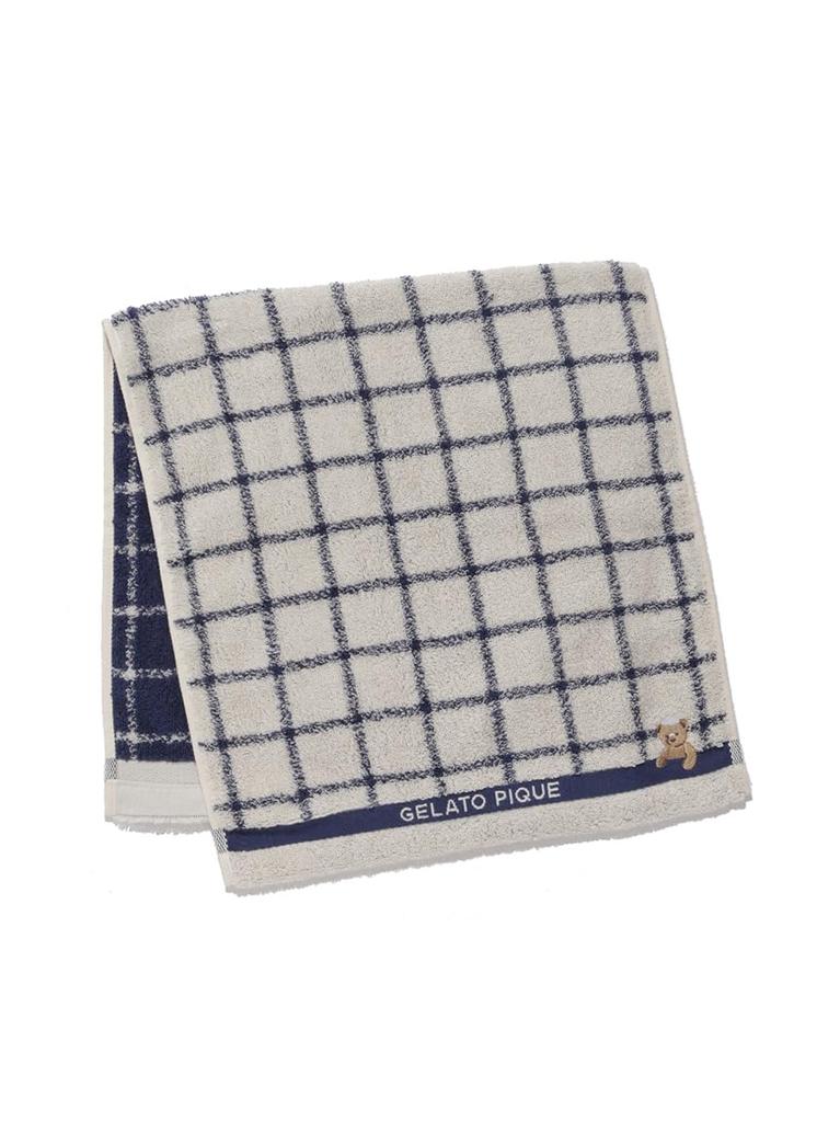 Gelato Pique Bear Face Towel PWGG254553 BLU F Women's