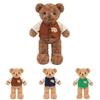 Plush Teddy Bear Toy Wearing Baseball Jersey Design For Kids Gift And Collectible Decor