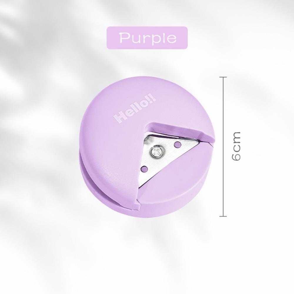 

Plastic R4 Fillet Cutter Portable Round Angle Border Trimmer Simple R4 Corner Rounder Hand Tool фіолетовий