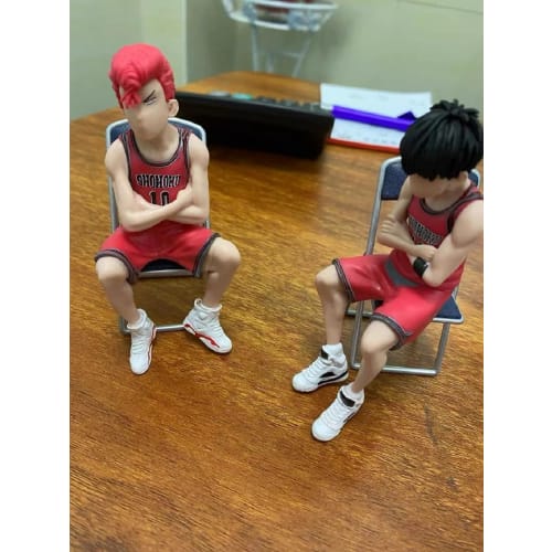 Hanamichi Sakuragi, Ryota Miyagi, Hisashi Mitsui, Kaede Rukawa Figures, Model Toys, Anime Figures, Complete Action Figures, 5 Pieces, 7-8cm, Slam Dunk