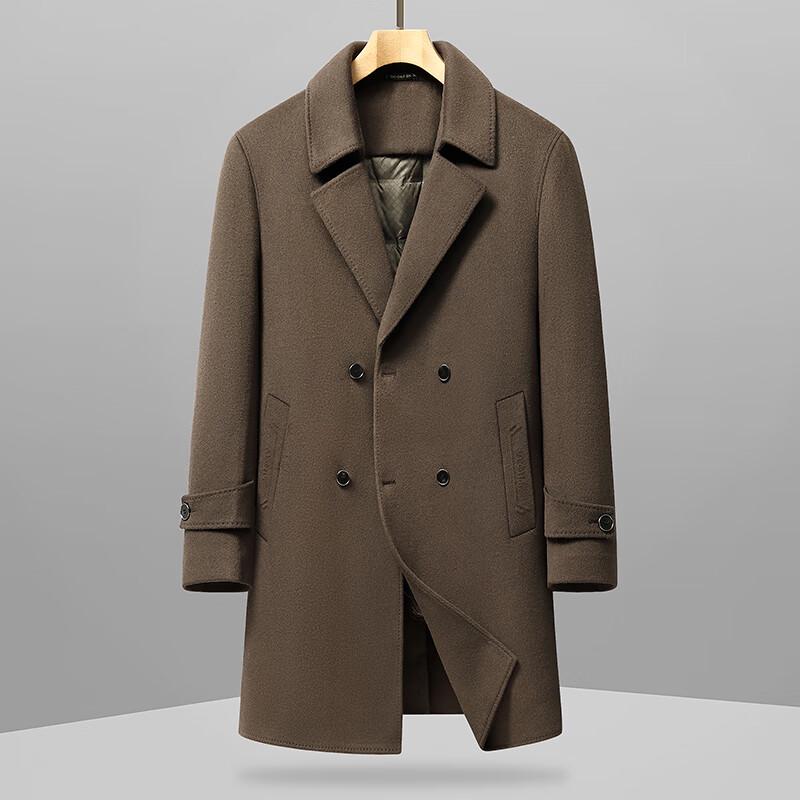 

Мужское шерстяное пальто средней длины Debinze большого размера со съемной пуховой подкладкой 190/3XL