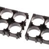 10Pcs 18650 Battery Holder Safety Anti Vibration Holder Bracket Li-Ion Cell Holder Cylindrical Plastic Case Battery Holder