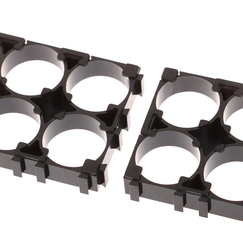 10Pcs 18650 Battery Holder Safety Anti Vibration Holder Bracket Li-Ion Cell Holder Cylindrical Plastic Case Battery Holder