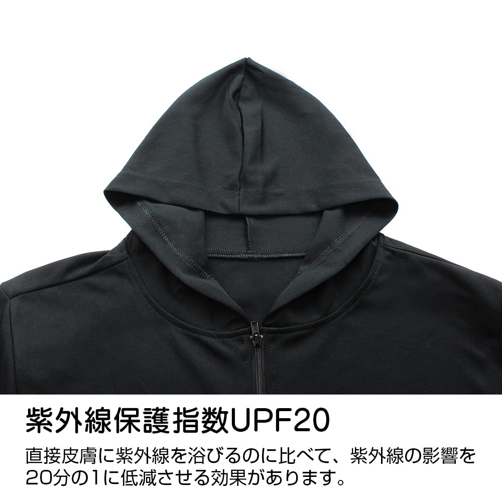 Nijigen Cospa Camp SEASON Rin Ayano Touring Thin Dry Parka BLACK L Size [Official] "Laid-Back 3"