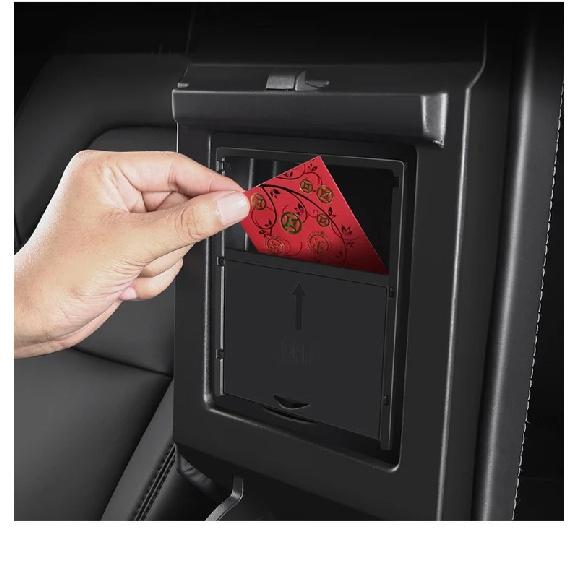 for Tesla Model 3 Y - Central Armrest Storage Box Organizer Center Console Case Hidden Cubby Drawer Storage Box