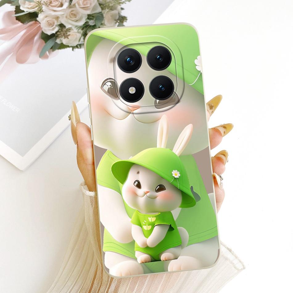 For Xiaomi Redmi Note 15 Pro+ 15Pro 5G Cute Cat Flower Cartoon Phone Case For Redmi Note 15 Pro Plus 5G Soft Silicone Bumpers