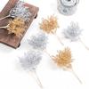 1/2Pcs Gold Silver Artificial Plant Bouquet 16CM Fake Plant For Home Decor Party Supplies Garden Christmas Decoration Accessory
