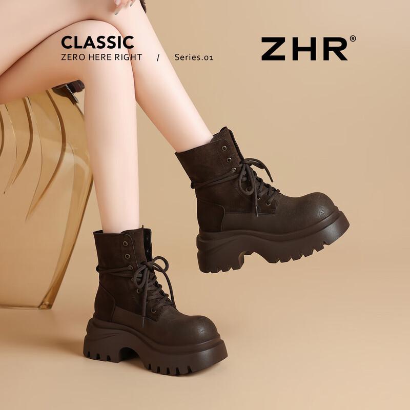 ZHR Women s Fleece-Lined Martin Work Boots EU 38