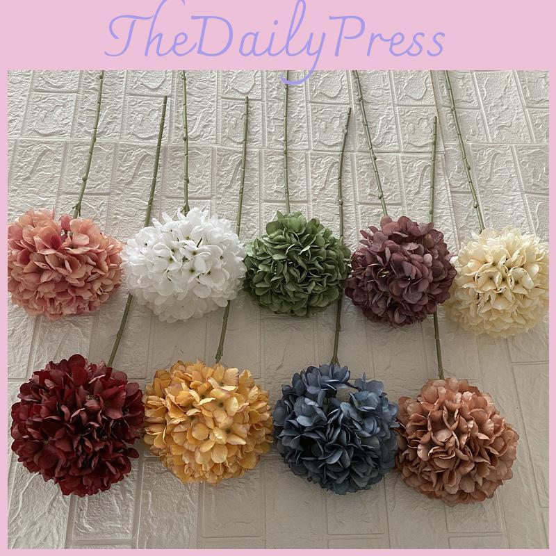 Flower Hydrangea Simulated Wedding Hotel Restaurant Decoration Photography Prop
