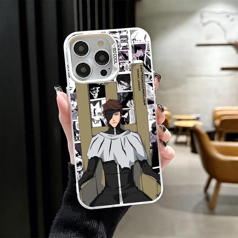 

Bleach Anime Ichigo Kenpachi Shockproof Phone Case for iPhone 17 Air 16 16E 15 Pro Max 14 Plus 13 Mini 12 Back Cover Anti Fall F iPhone 15