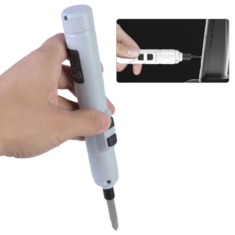 Mini Cordless Electric Screwdriver Rechargeable ScrewdriverKit for Small Electronic Device Maintenance