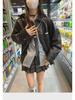 2023 Women's Loose Pinstripe Shirt Jacket - Autumn Korean College Style