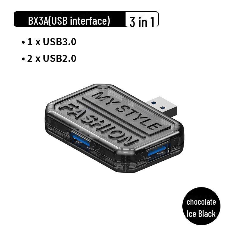 10-in-1 Transparent Type-C USB Hub Expansion Dock