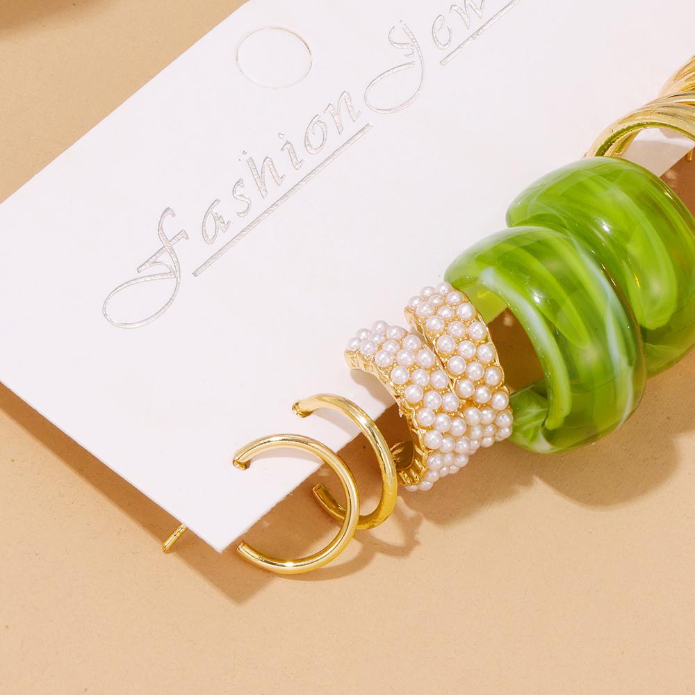 10pcs/set Twisted Chunk Earrings - Stylish Daily, Date, Party Accessories - Simple, Vacation-Inspired Gift Zircon Set for Wome