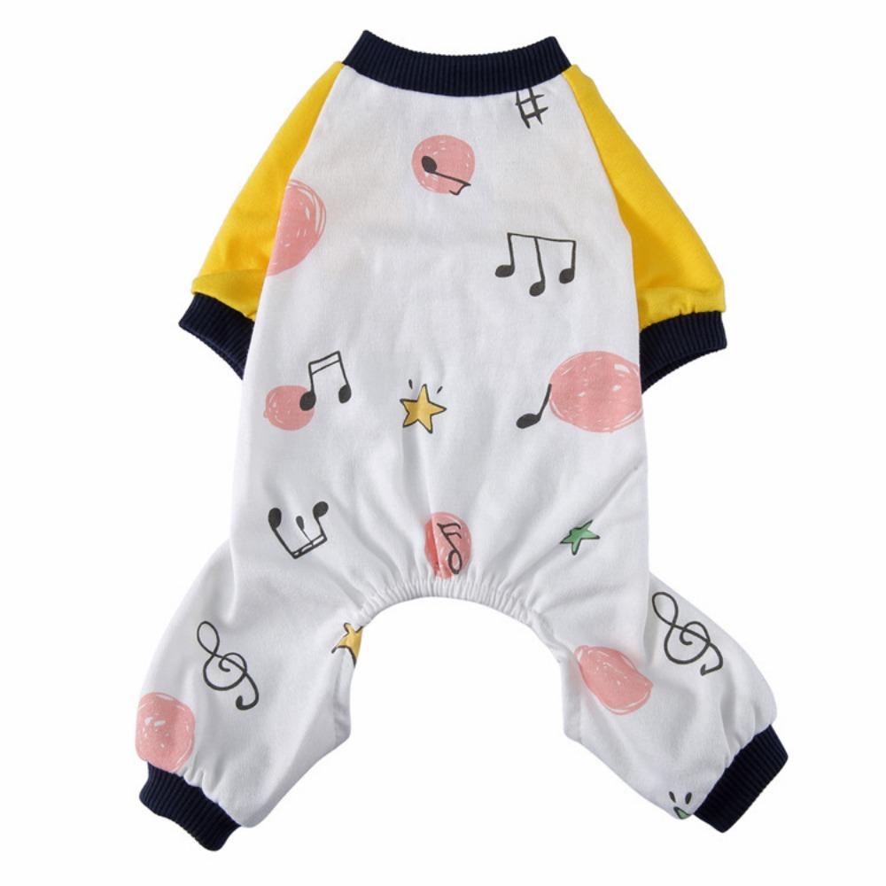

New four-legged pure cotton pet clothes dog cat autumn and winter warm thickened home pajamas dog clothes XS