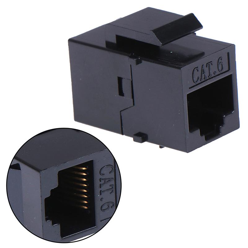 Rj45 Female To Utp Cat5E Cat6 Keystone Jack Inline Coupler Connector Adapter