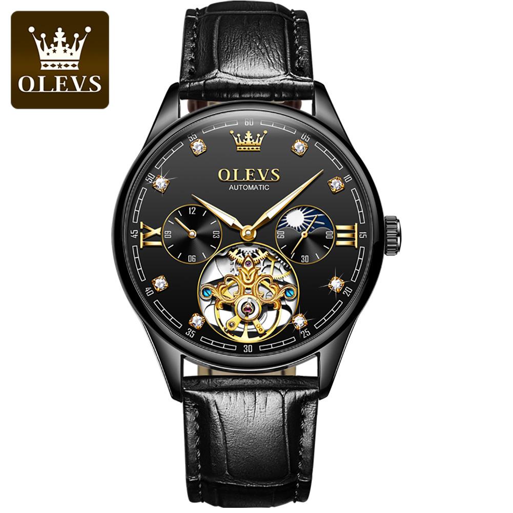 OLEVS 3601 Mechanical Luxury Top Brand Luxury Sport Oem Luxury Custom Automatic Wrist Watch for Men Automatic Watch