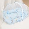 Mosquito Proof Folding Infant Bed Newborn Baby Bionic Isolation Mid Bed Portable Outdoor Travel Bed Nest for Baby Home Daily Use