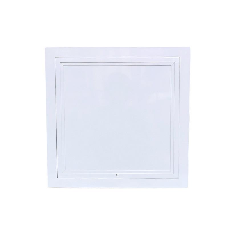 Aluminum Alloy Press Door Hinge Lock White Central Air Conditioning Type Maintenance Port Louver Air Outlet Diffuser