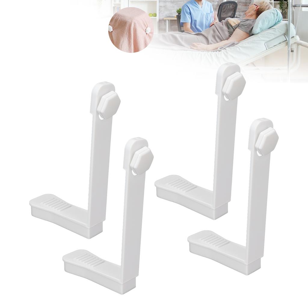 4pcs Bed Sheet Fasteners Mattress Bed Sheet Fixed Clips Holder Straps Household Supplies