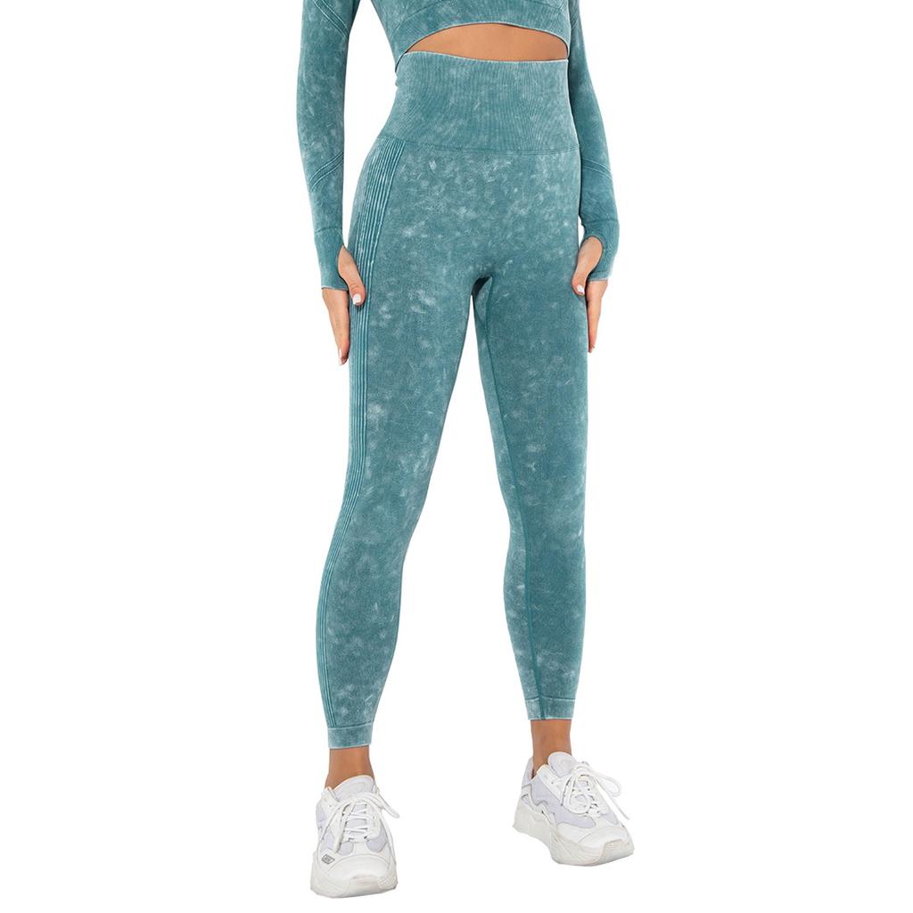 Women's Seamless Knitting High Waist Tight Fitting Hip Lift Motion Yoga Pants