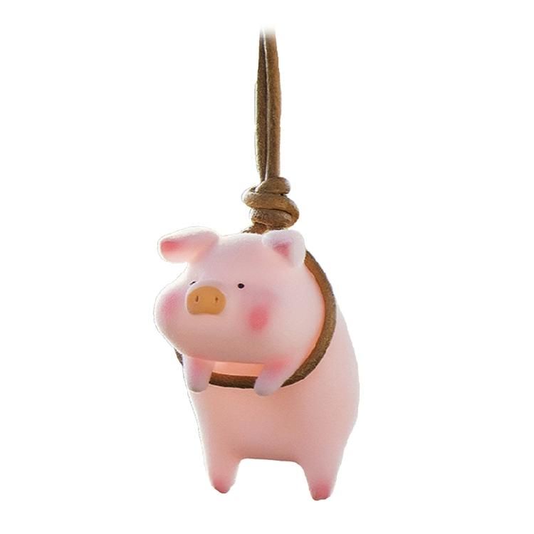 

Swing Lucky Piggy Hanging Accessories Ornament Auto Interior Decorations Gift
