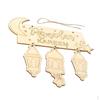 Natural Wood Plaque Hanging Eid Party Decor