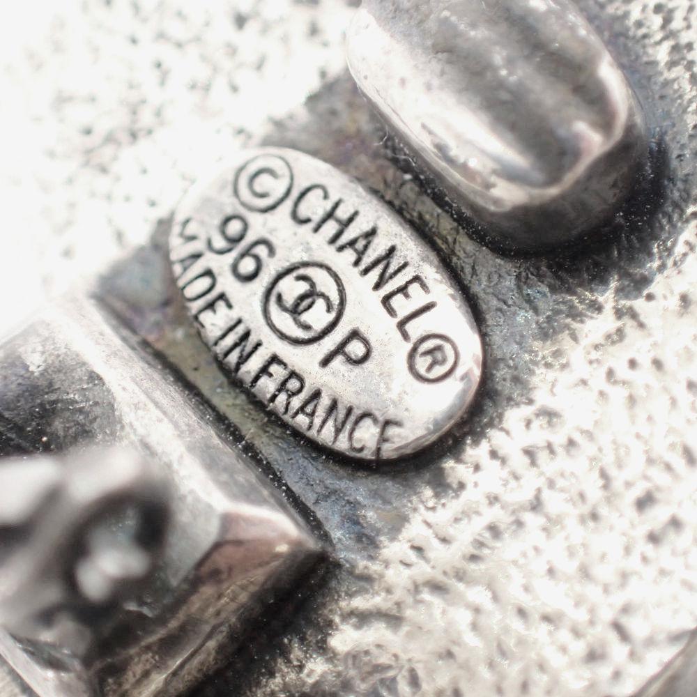 [Pre-owned] CHANEL Vintage Coco Mark Earrings/j2-2